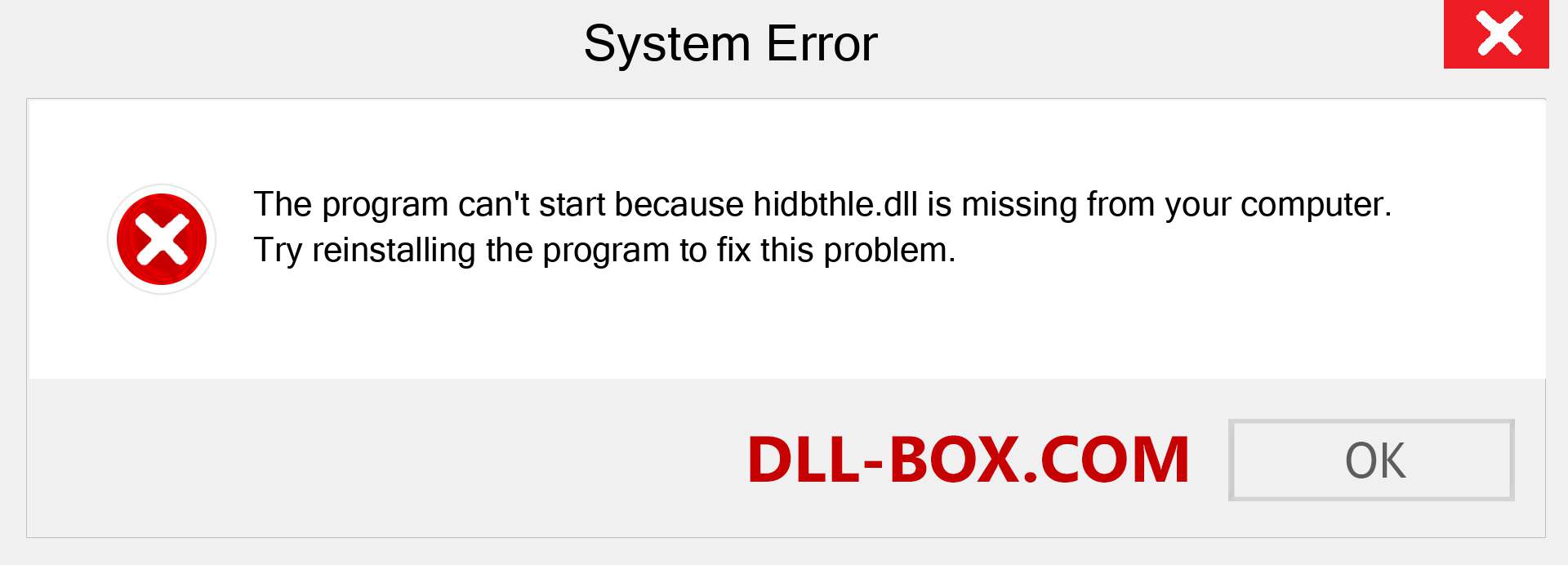  hidbthle.dll file is missing?. Download for Windows 7, 8, 10 - Fix  hidbthle dll Missing Error on Windows, photos, images